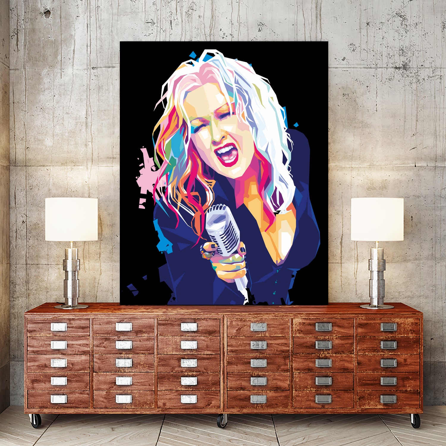 Cyndi Lauper by Deni Rahayu on GIANT ART - white digital drawing
