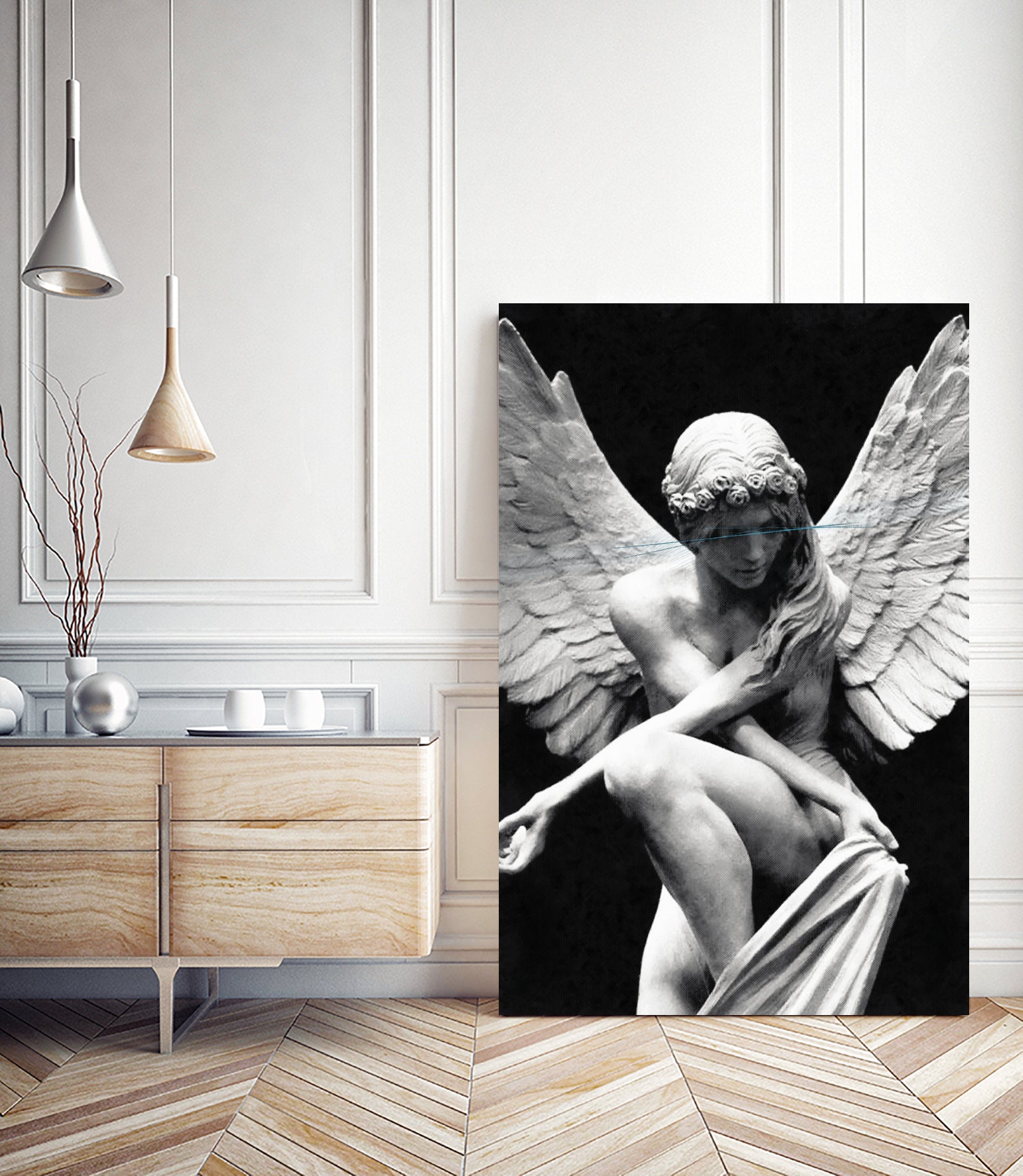 Angel by Menelaos Trompoukis on GIANT ART - black digital painting