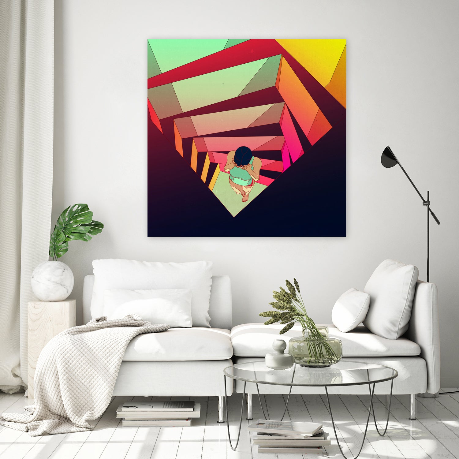 No Difference by Eric Petersen on GIANT ART - pink digital drawing