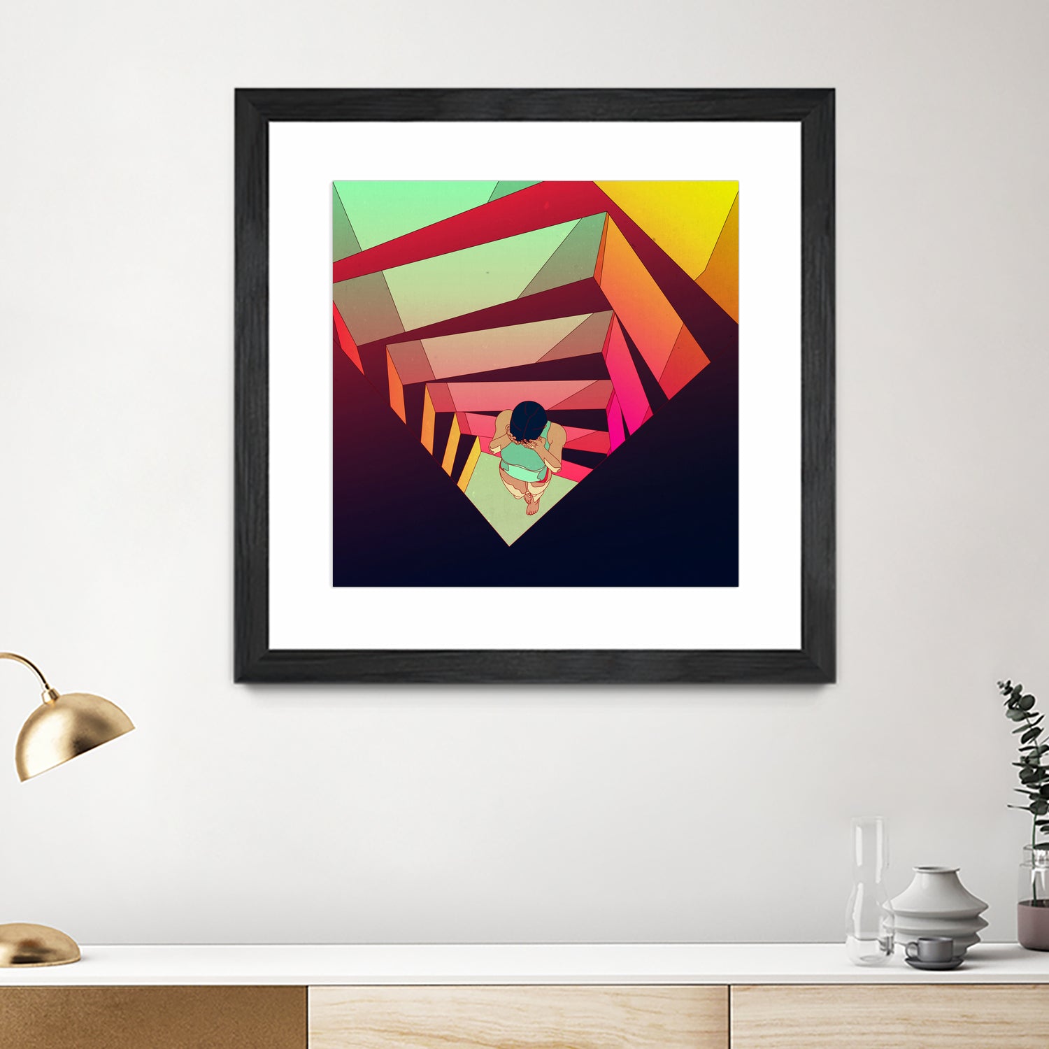 No Difference by Eric Petersen on GIANT ART - pink digital drawing