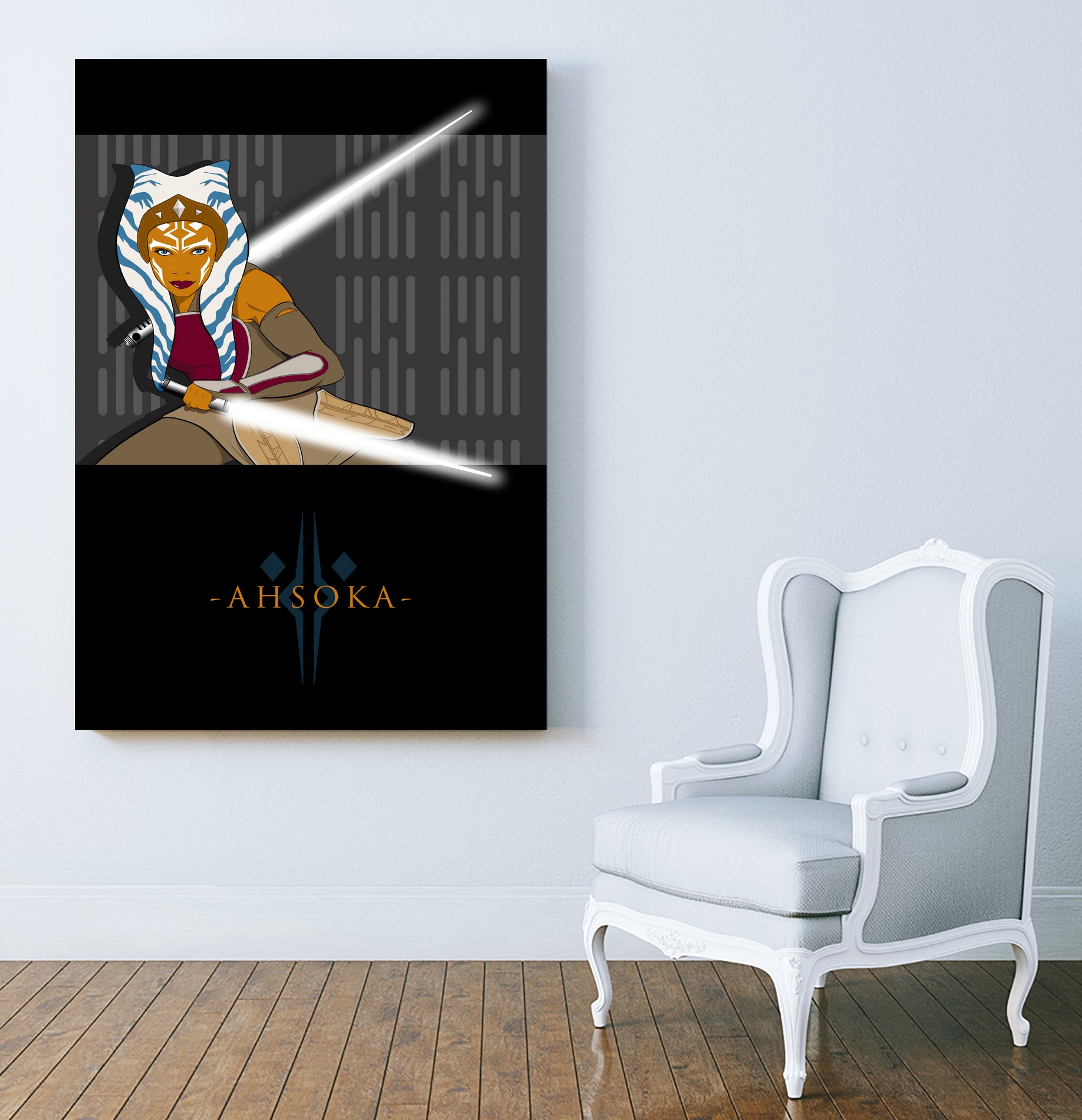 AHSOKA TANO by Ron Santiano on GIANT ART - brown digital drawing