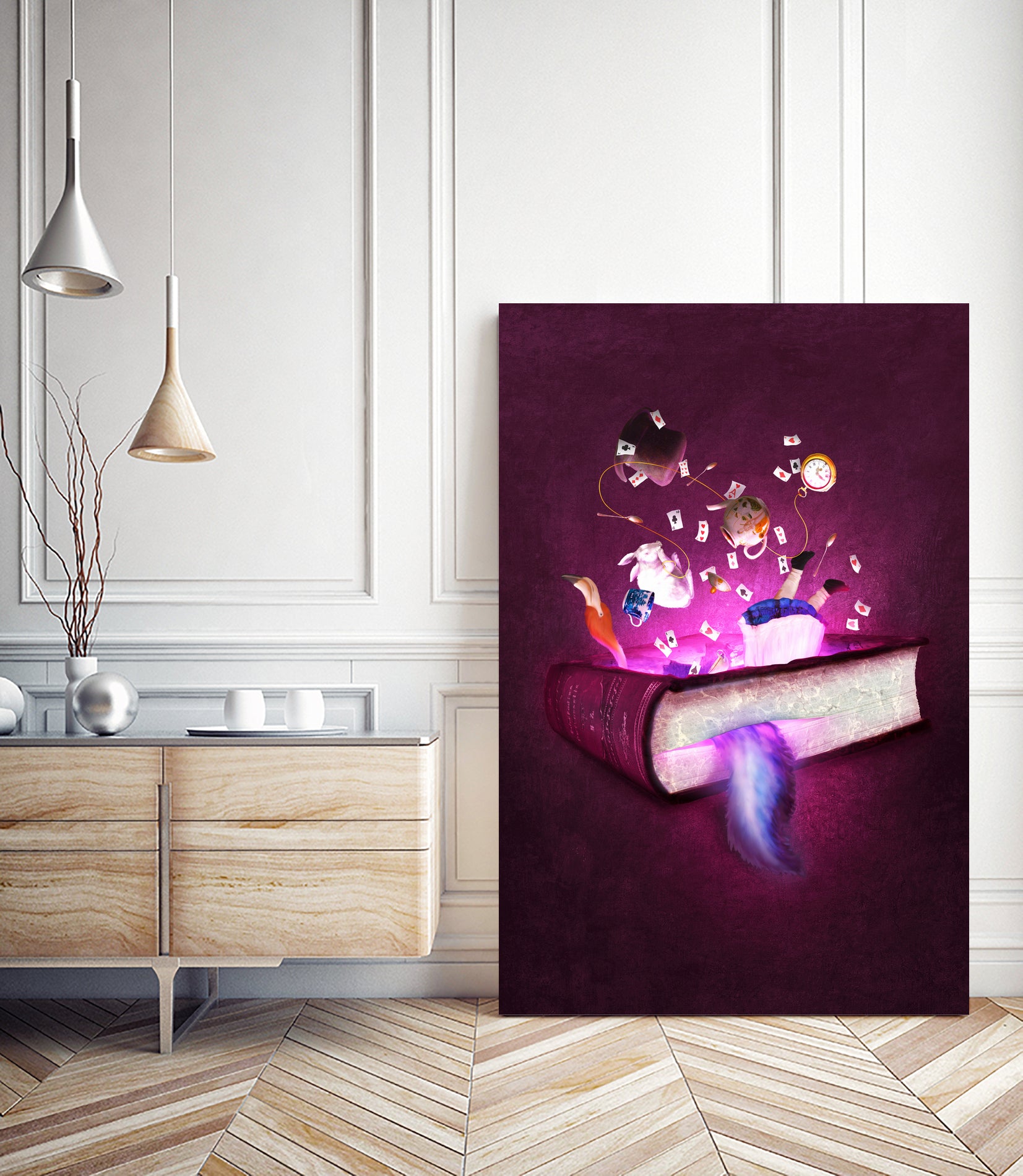 Bonkers Stories by Diogo Veríssimo on GIANT ART - fuchsia photo manipulation