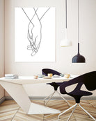 Lovers Hands by Faruk Soyarat on GIANT ART - white digital painting