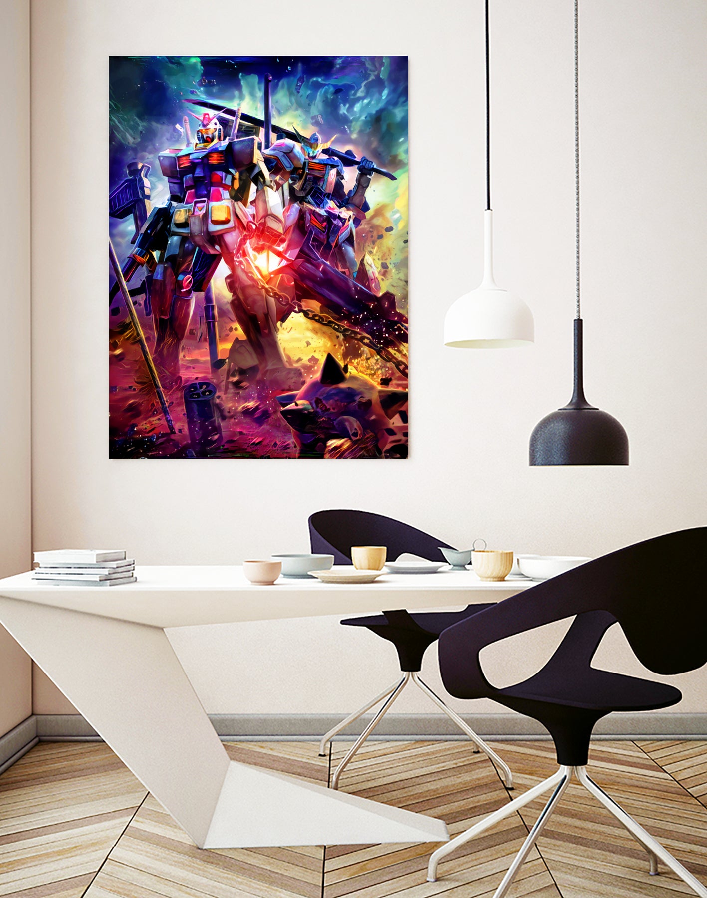 Gundam WX by Christian Velazquez on GIANT ART - blue game design