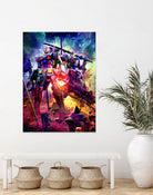 Gundam WX by Christian Velazquez on GIANT ART - blue game design