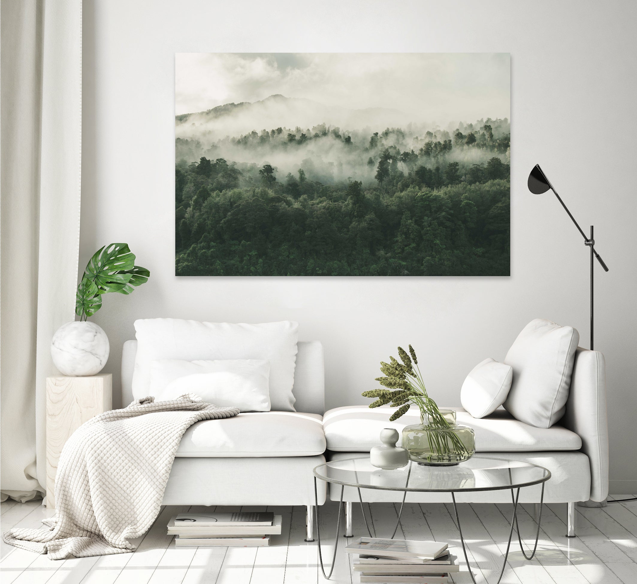 In My Other World, The Heart Of My Heart, Mountain Fog by MOHAMED HOWA on GIANT ART - black digital drawing