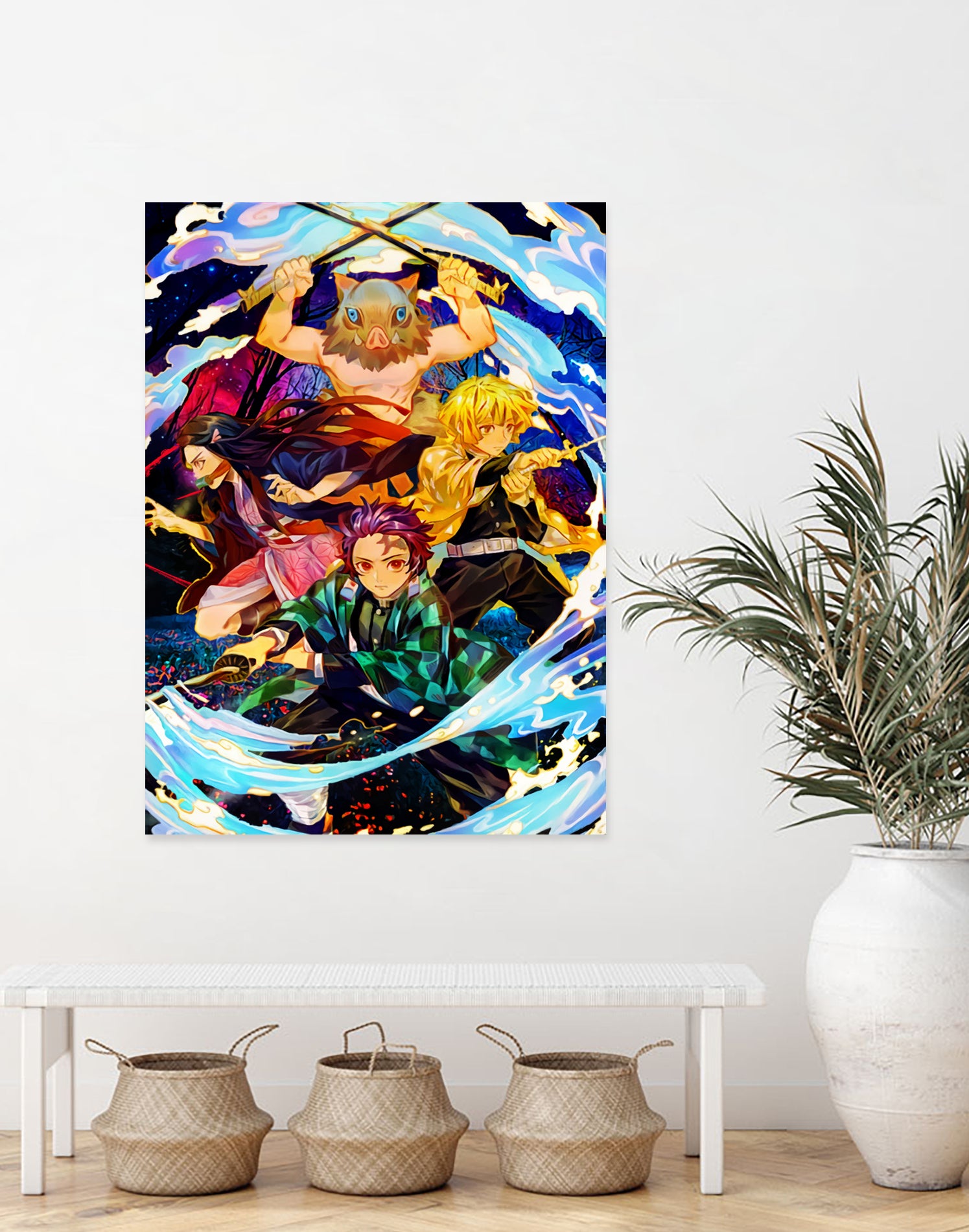 Demon Slayer Team by Christian Velazquez on GIANT ART - orange digital painting