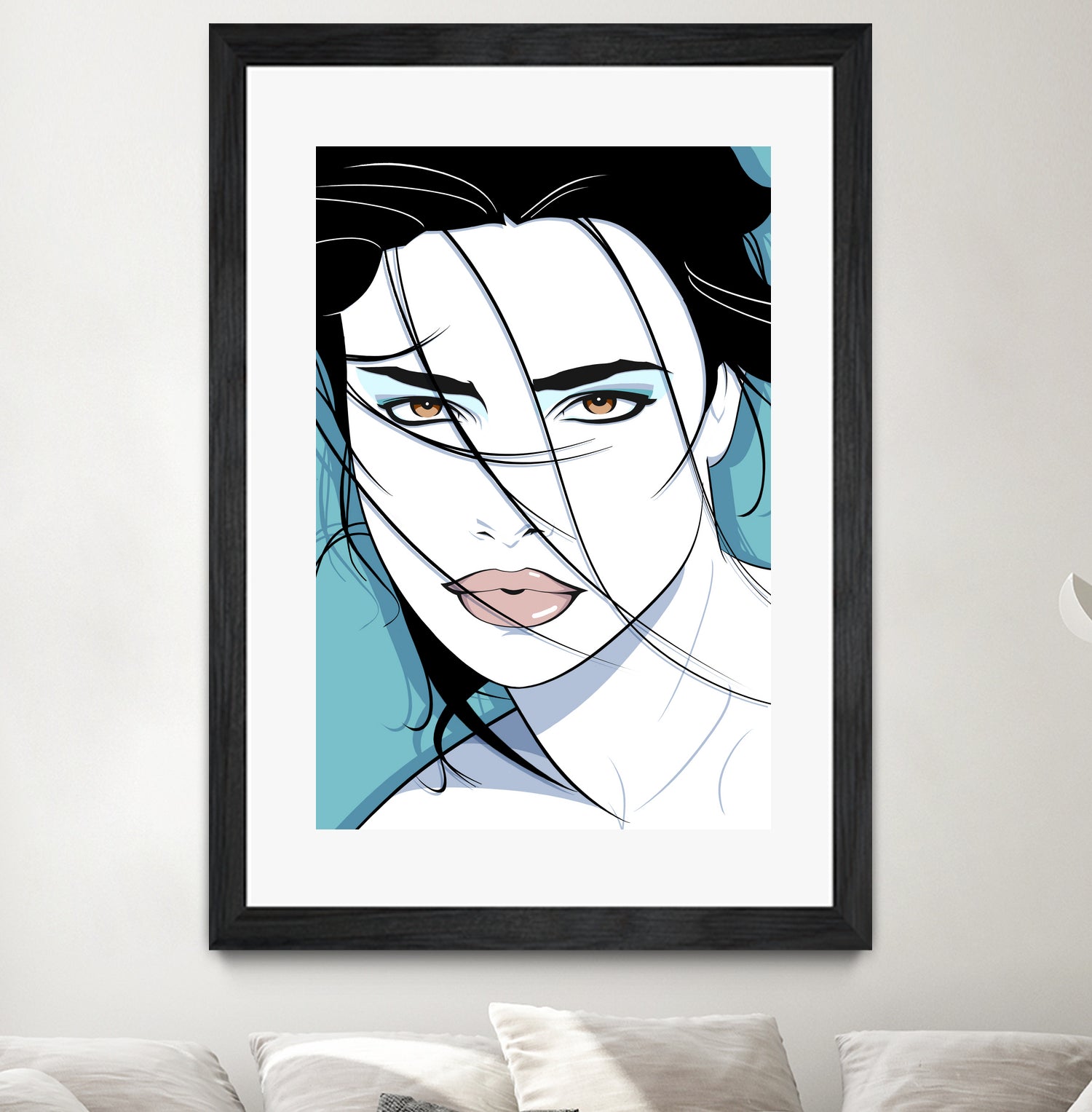 BREEZY by Ron Santiano on GIANT ART - blue digital drawing