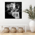 Game Over B-W by João Bello on GIANT ART - black mixed media