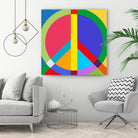 Peace, Love, Unity. by Philippe Intraligi on GIANT ART - red digital drawing