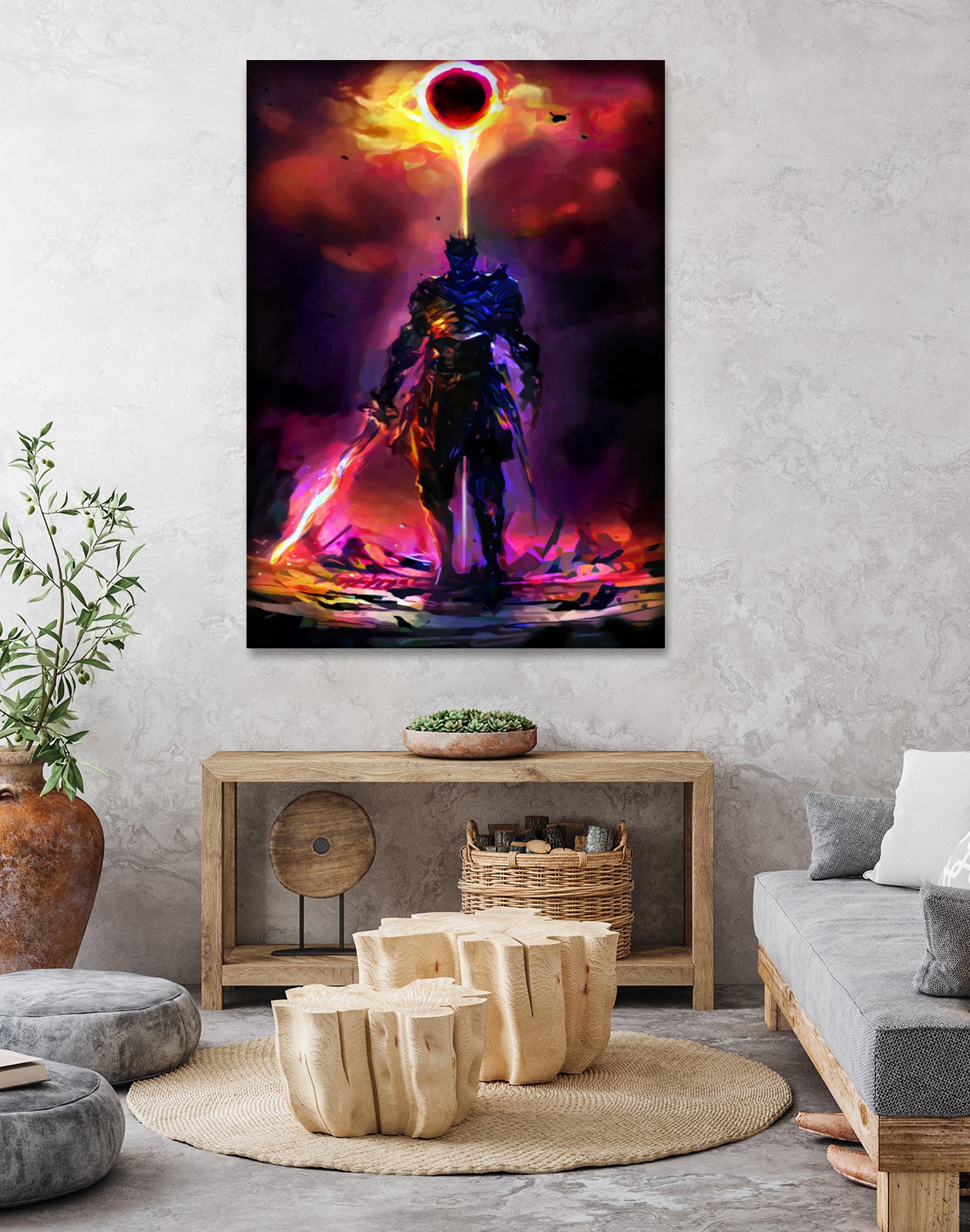 Soul of Cinder Dark Souls by Christian Velazquez on GIANT ART - black game design