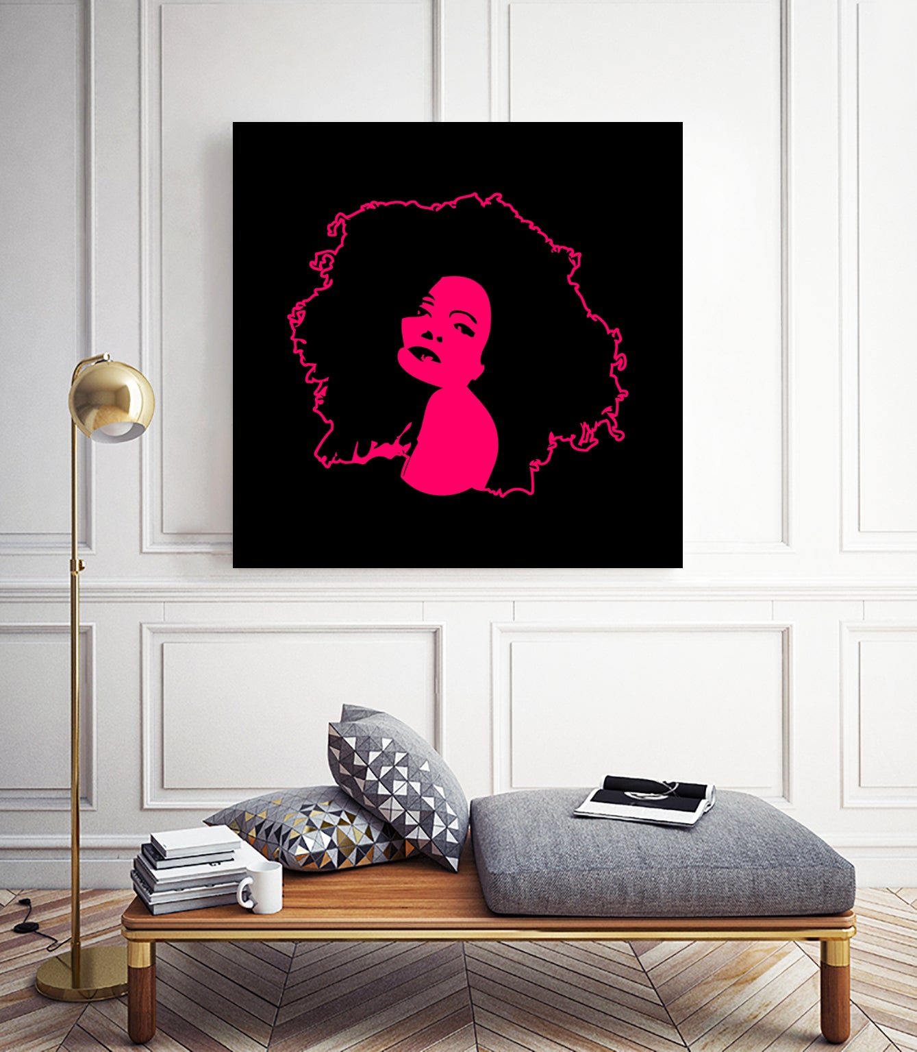 Diana Ross | Pop Art by William Cuccio on GIANT ART - pink digital painting
