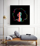 Diana Ross | Pop Art by William Cuccio on GIANT ART - black digital painting