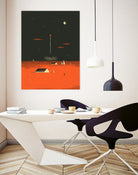 Bon voyage by Rene Hamann on GIANT ART - orange vector illustration