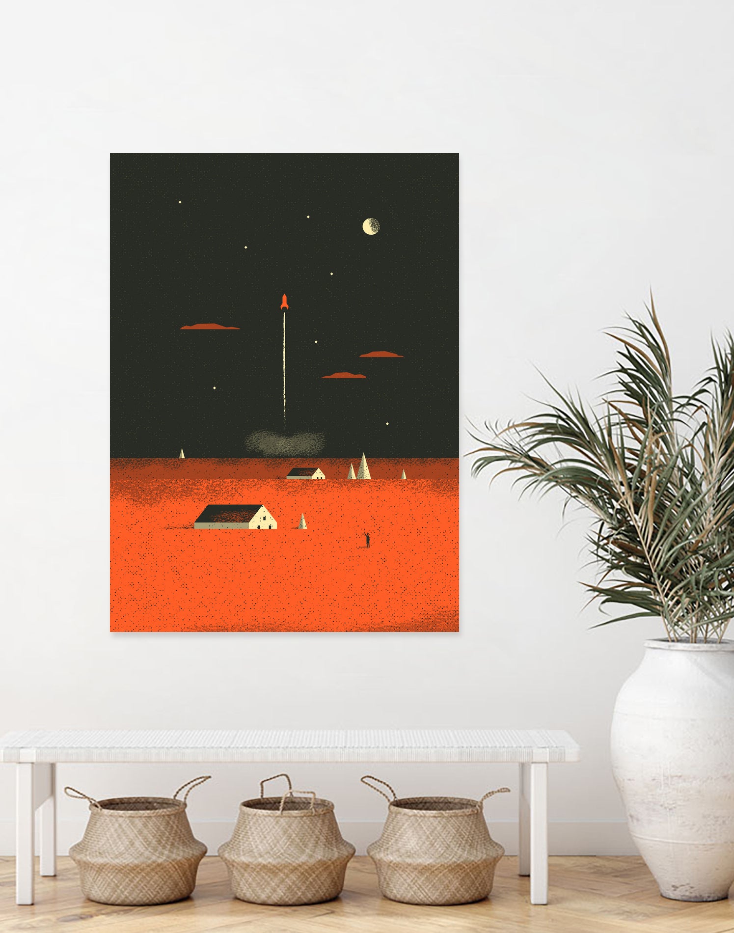 Bon voyage by Rene Hamann on GIANT ART - orange vector illustration