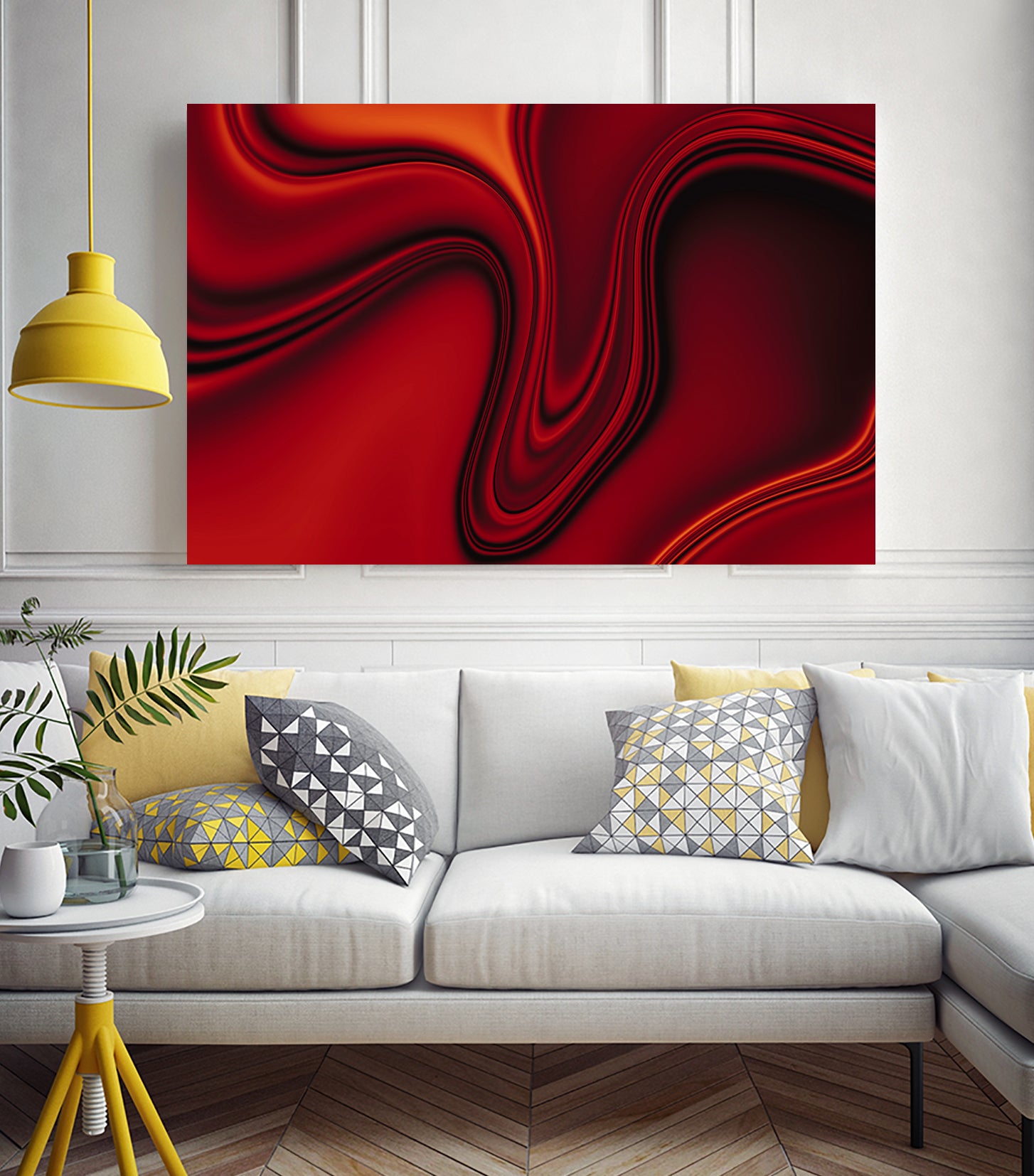 Red Liquid by Ronny Sefria on GIANT ART - black digital painting