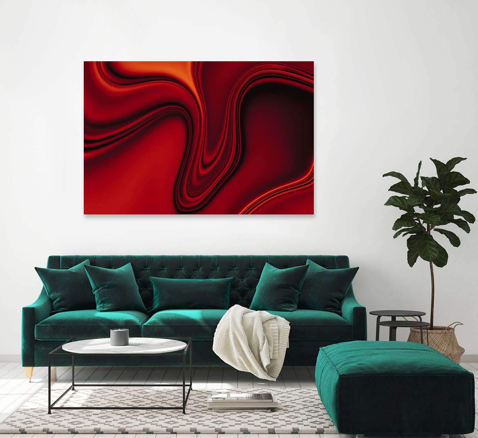 Red Liquid by Ronny Sefria on GIANT ART - black digital painting
