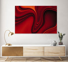 Red Liquid by Ronny Sefria on GIANT ART - black digital painting
