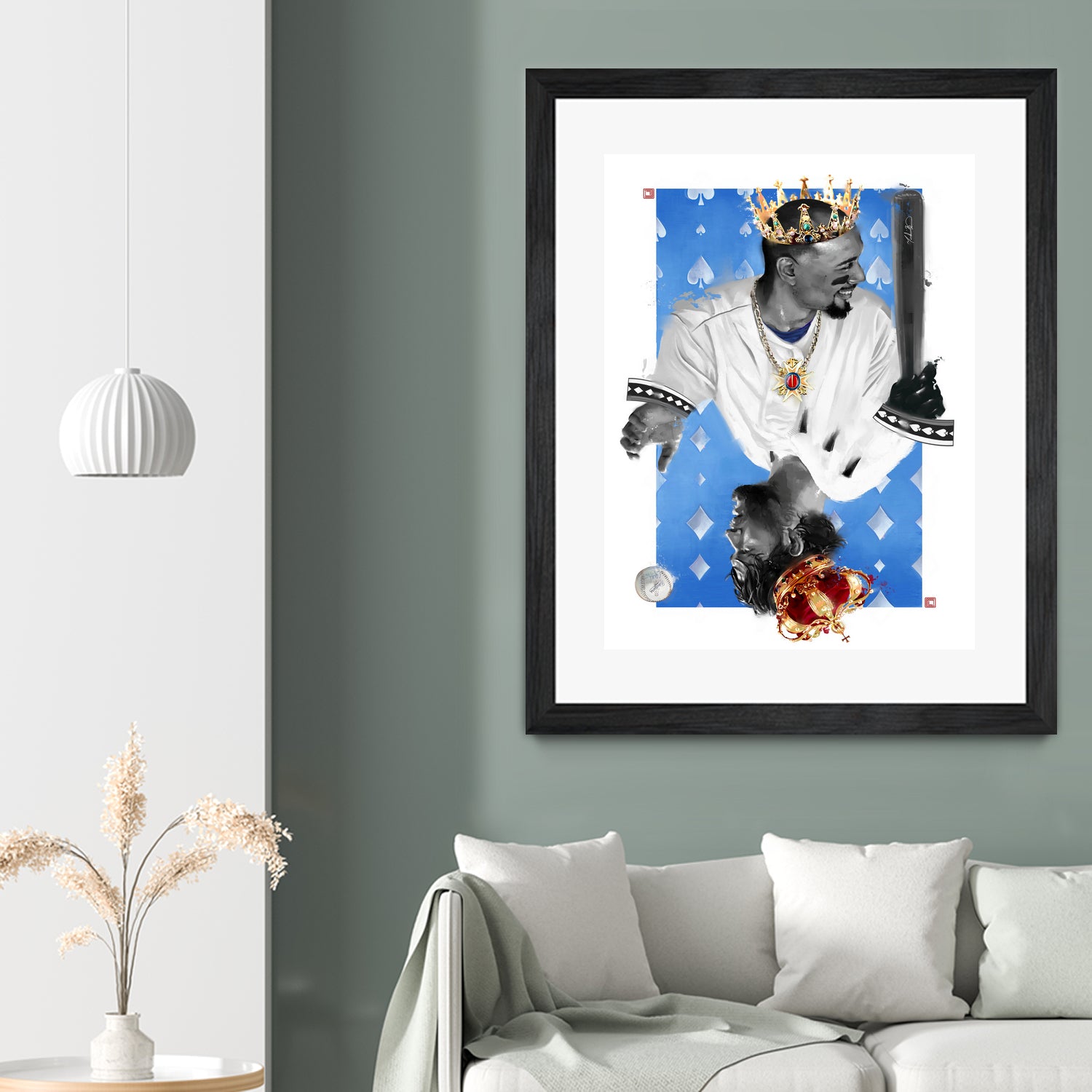 KINGS by Claudia Labarca on GIANT ART - blue digital painting