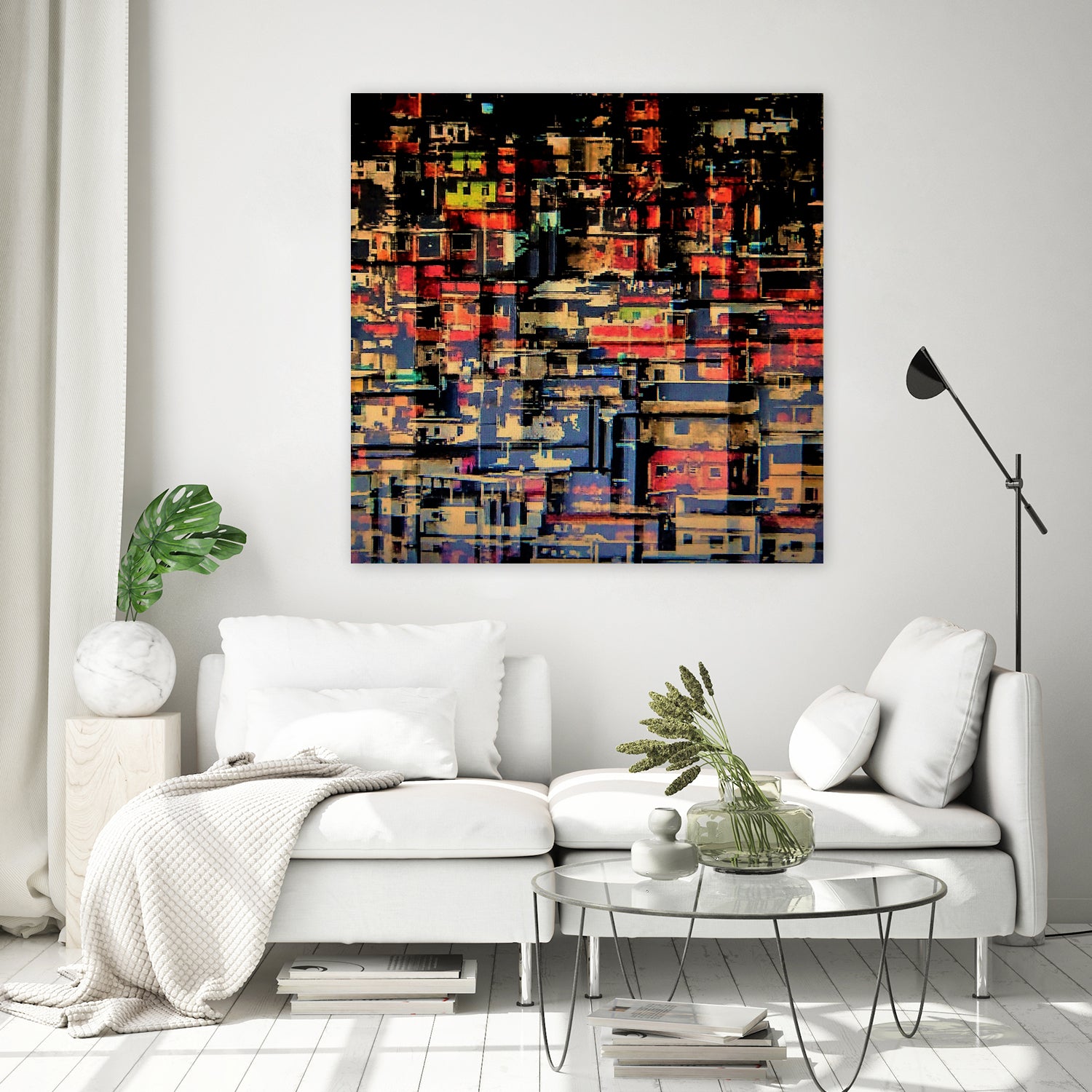 Favela - Brazil by Antonio Saraiva on GIANT ART - brown photo manipulation