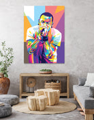 Chester Bennington by Art Style on GIANT ART - white digital drawing