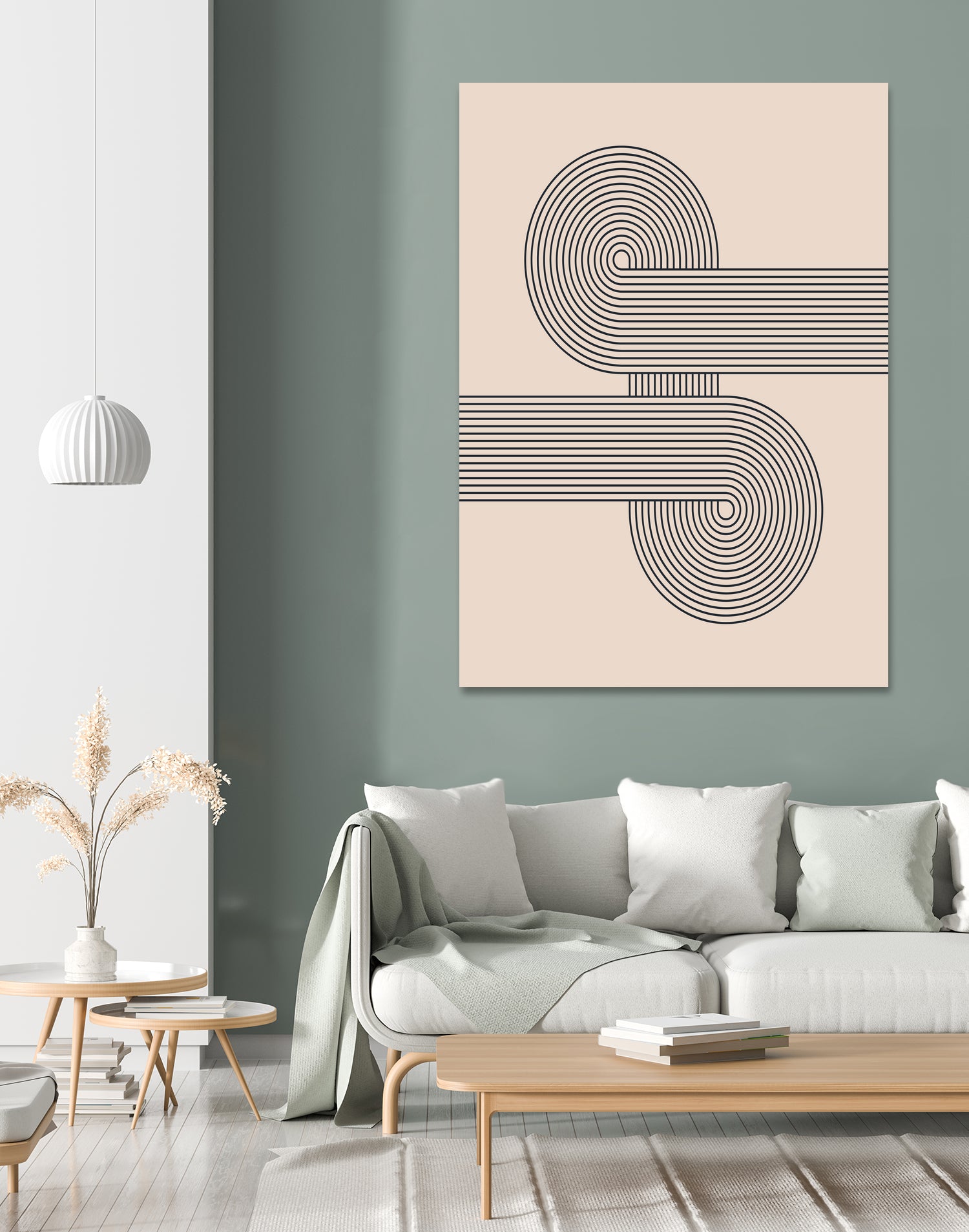 Mid century Modern Geometric by Akshay Mahatme on GIANT ART - black digital drawing