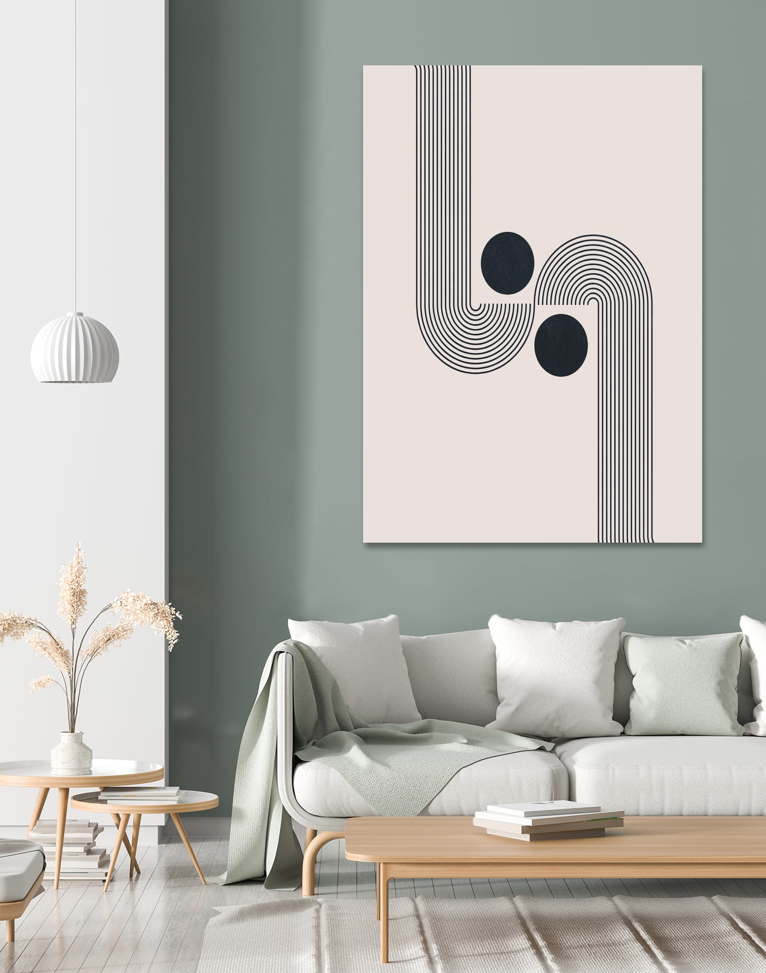 Mid century Modern Rainbow by Akshay Mahatme on GIANT ART - black digital drawing