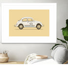 Famous Car #4 - VW Beetle by Florent Bodart on GIANT ART - digital drawing