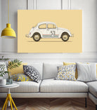 Famous Car #4 - VW Beetle by Florent Bodart on GIANT ART - digital drawing