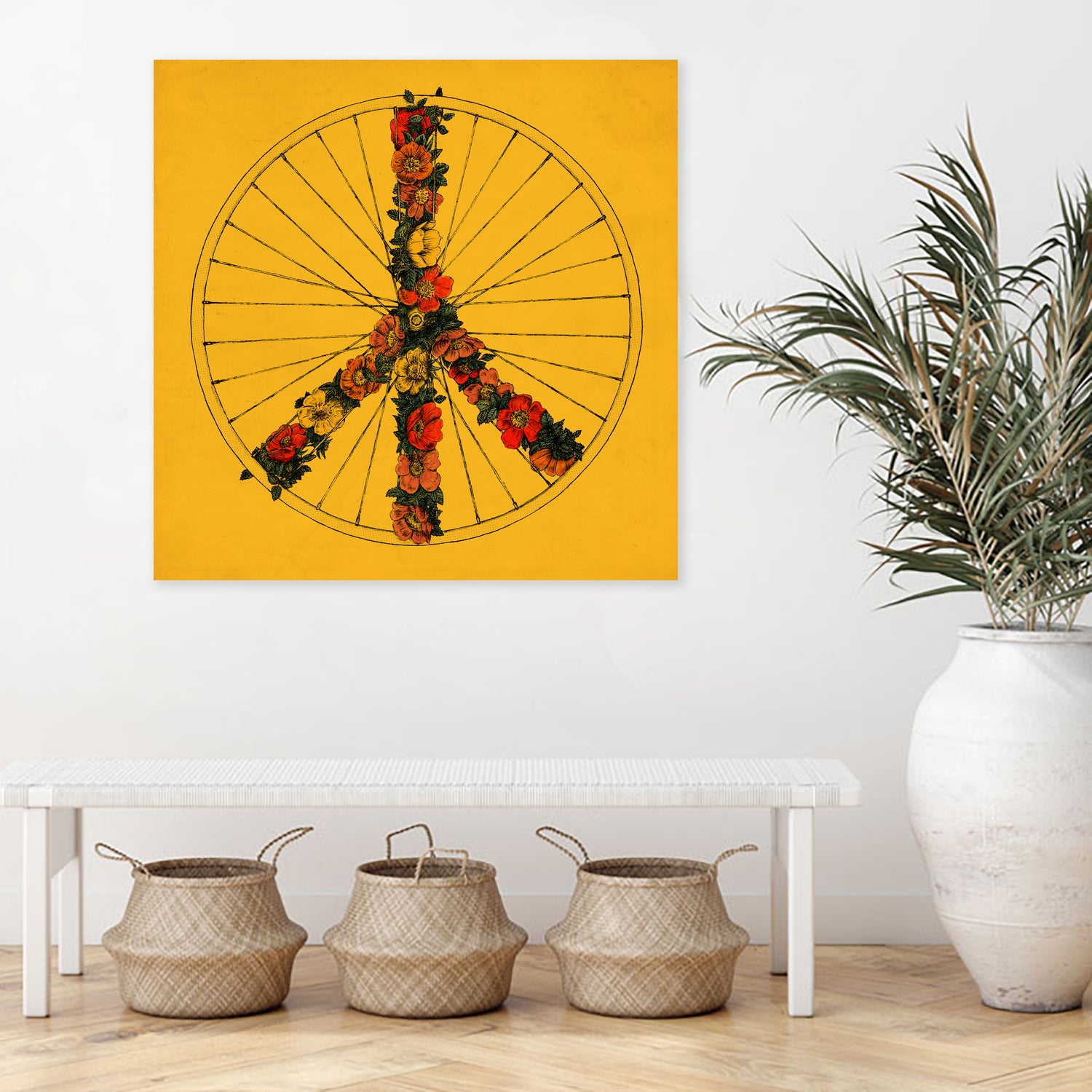 Peace & Bike (Colors) by Florent Bodart on GIANT ART - digital drawing