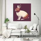 Lapin Catcheur (Rabbit Wrestler) by Florent Bodart on GIANT ART - digital drawing