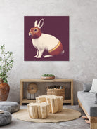 Lapin Catcheur (Rabbit Wrestler) by Florent Bodart on GIANT ART - digital drawing