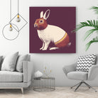 Lapin Catcheur (Rabbit Wrestler) by Florent Bodart on GIANT ART - digital drawing