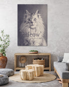 Famous Quotes #2 (anonymous cat, 1952) by Florent Bodart on GIANT ART - fuchsia mixed media