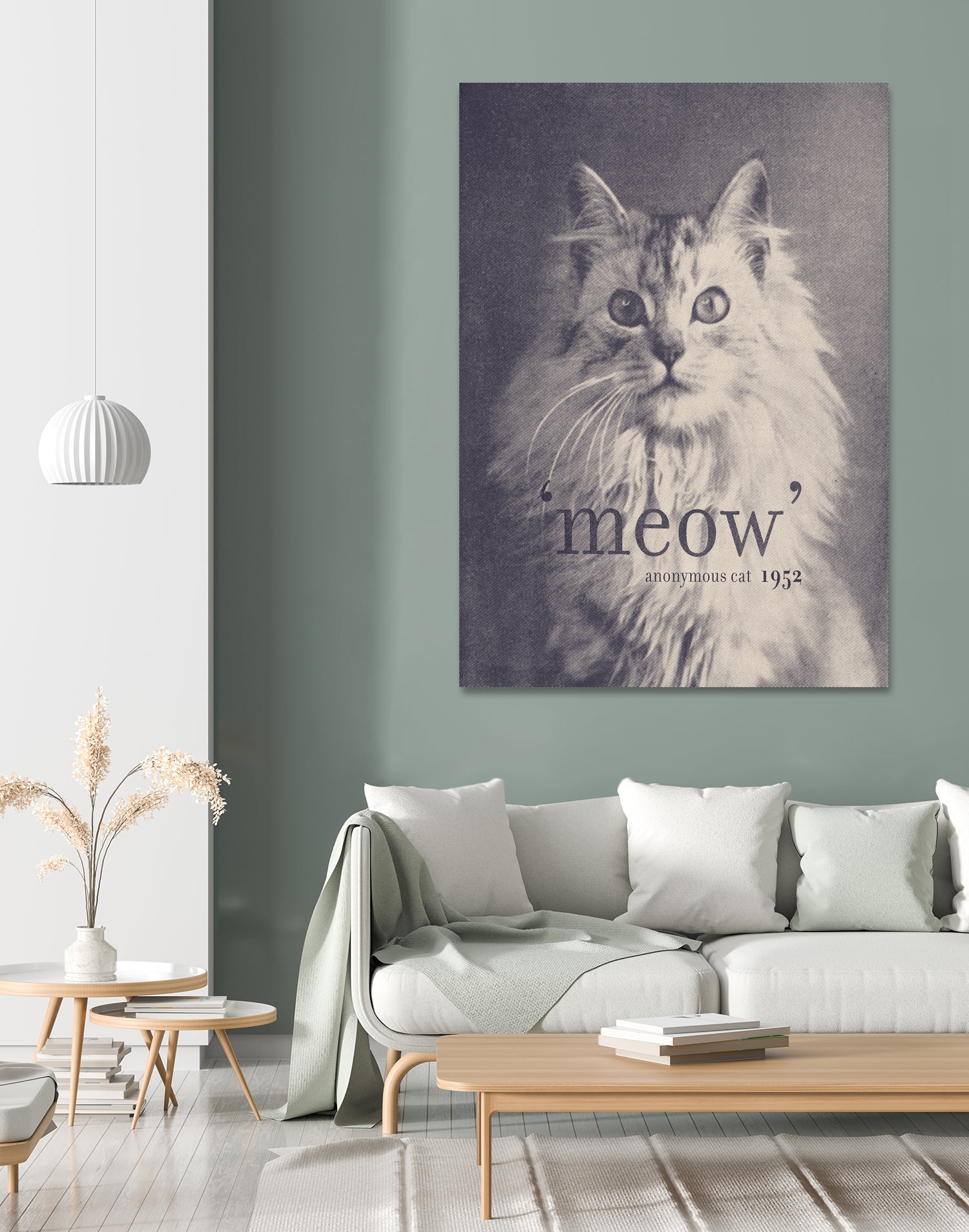 Famous Quotes #2 (anonymous cat, 1952) by Florent Bodart on GIANT ART - fuchsia mixed media