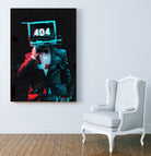 404 by Menelaos Trompoukis on GIANT ART - black digital painting