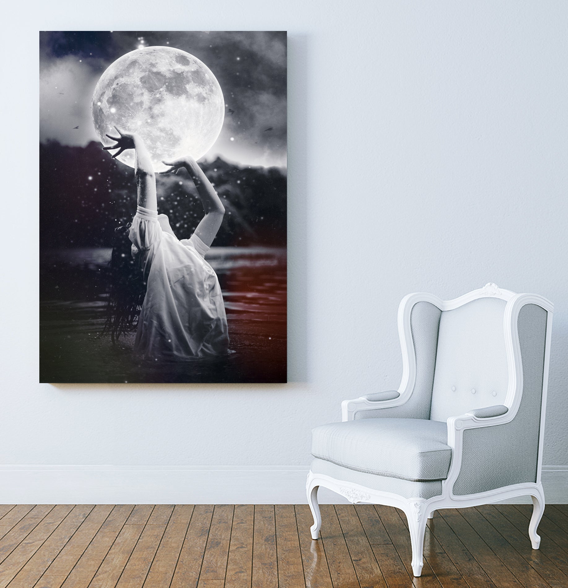 Superlunary by Seam Less on GIANT ART - black photo manipulation