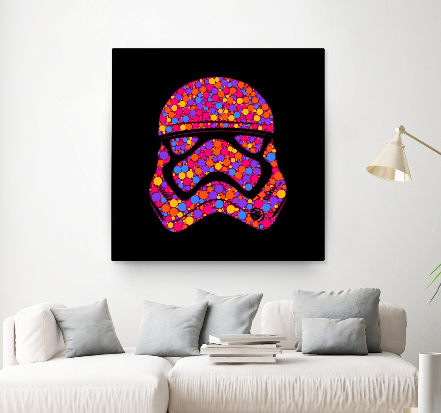 Stormtrooper | Star Wars | Pop Art by William Cuccio on GIANT ART - pink digital painting