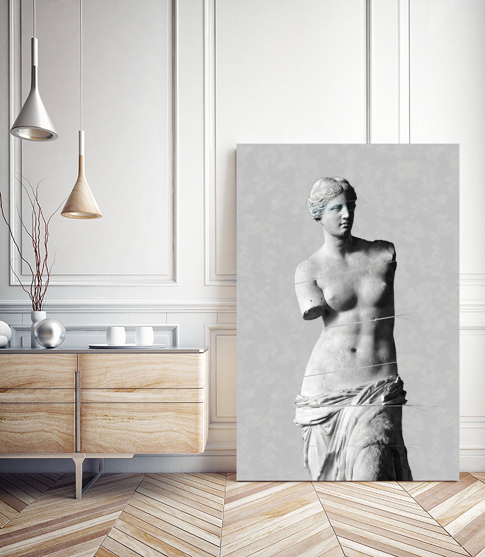Venus de Milo by Menelaos Trompoukis on GIANT ART - gray digital drawing