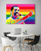 freddy mercury pride by Ahmad Nusyirwan on GIANT ART - yellow digital drawing