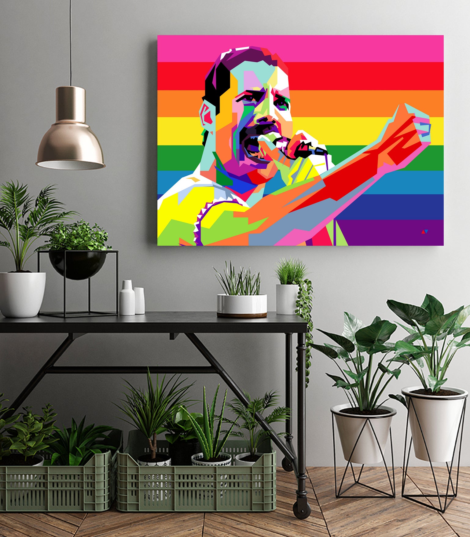 freddy mercury pride by Ahmad Nusyirwan on GIANT ART - yellow digital drawing