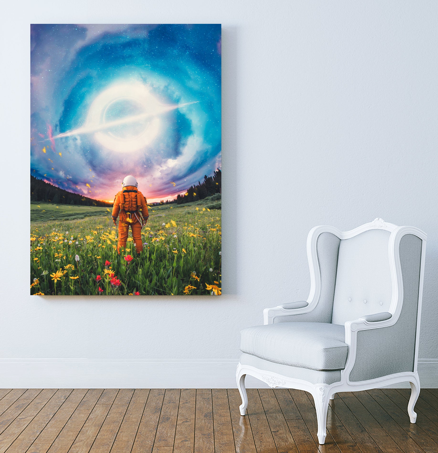 New World by Annisa Tiara Utami on GIANT ART - blue photo manipulation