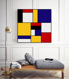 Mondrian De Stijl by Saadana Shanmukam on GIANT ART - yellow digital drawing