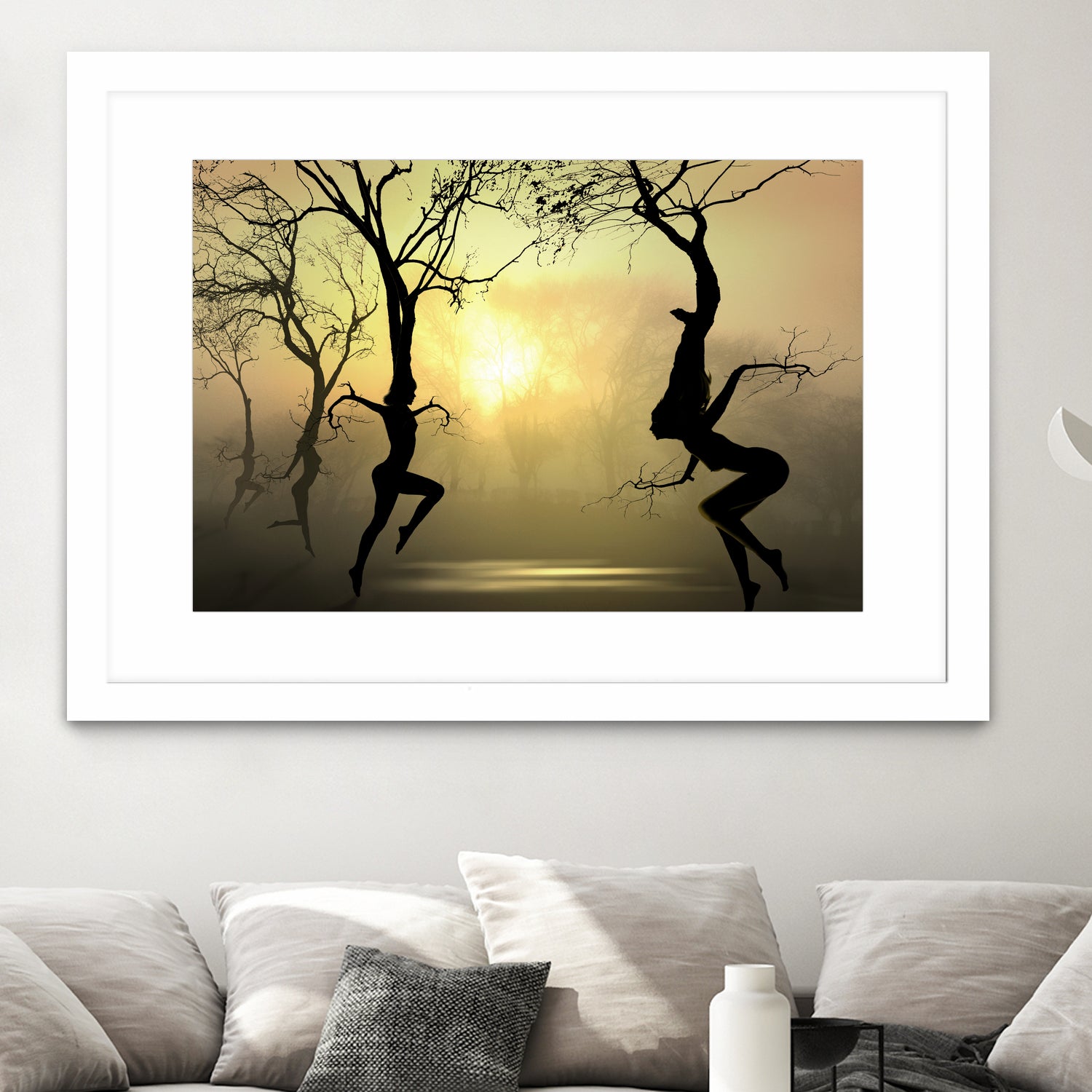 Dancing Trees by Igor Zenin on GIANT ART - black photo manipulation