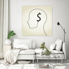 Dollar a head by Aleksandr Vector on GIANT ART - white vector illustration