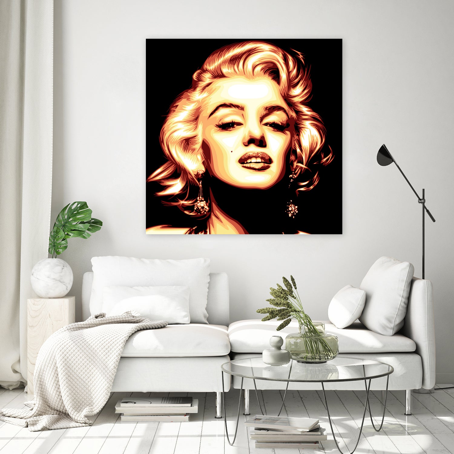 Marilyn Monroe by Harun Elibol on GIANT ART - white vector illustration