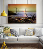 Sunset Run II by Igor Zenin on GIANT ART - blue digital painting