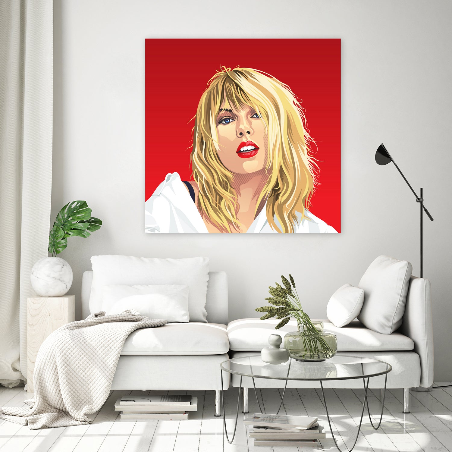 Taylor Swift RED by Laksana Ardie on GIANT ART - red photo illustration