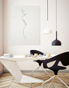 One Line nude by Christophe Louis on GIANT ART - brown digital drawing