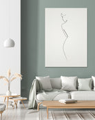 One Line nude by Christophe Louis on GIANT ART - brown digital drawing